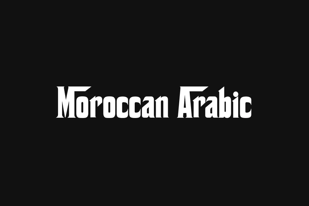 🇲🇦 Moroccan Arabic #44 Most Spoken Language (38M speakers)