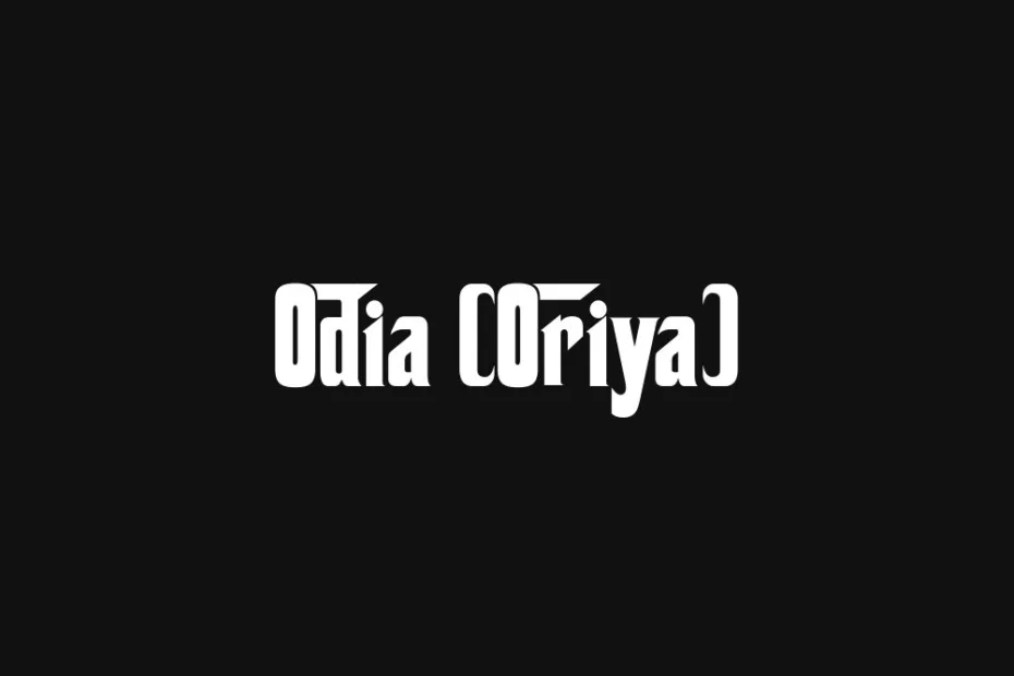 odia-oriya