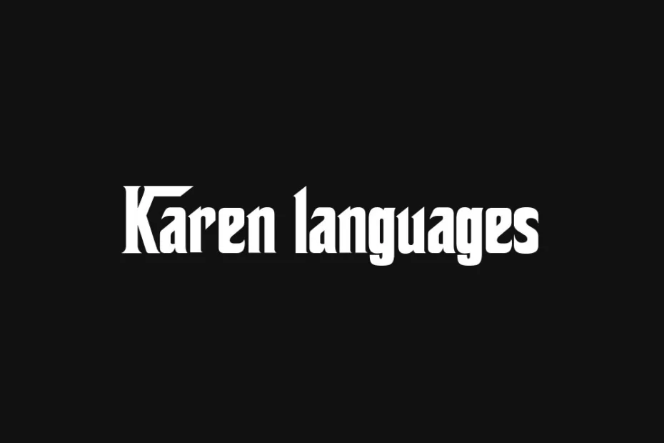 karen-languages