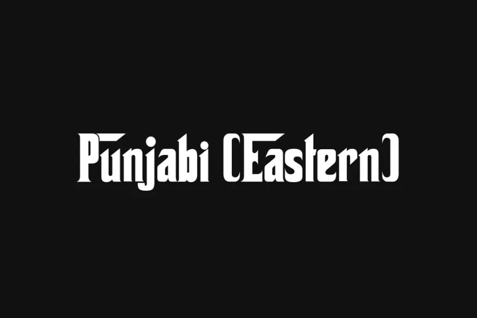 punjabi-eastern